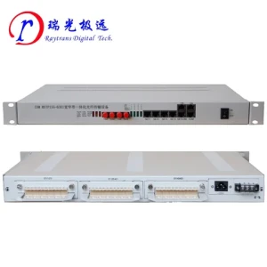 IDM MSTP155-63E1 DC-48V 19" 1U 63 E1 over Fiber RS485/RS422 SDH Multiplexer PCM PDH SDH Mux Network Fiber Optic Transceivers