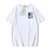 Import IHJ3846 Summer new cartoon print mens loose cotton short-sleeved T-shirt from China