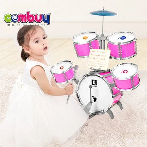 Indoor play machine instrument musical jazz drum for kids 5 drum