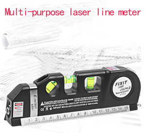 Infrared  Multipurpose Laser Level Laser Measure Line 8ft+ Measure Tape Ruler Adjusted Standard and Metric Rulers Laser Level