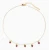 Import Ins hot color zirconium cherry honey peach tropical fruit chain necklace  A woman with a necklace from China