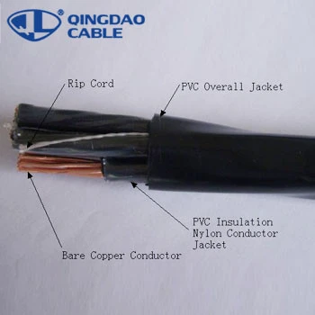 Instrument cable TC PVC with Nylon Insulated multiple Pairs Shielded  PVC jacket 16/18 awg control cable multicore
