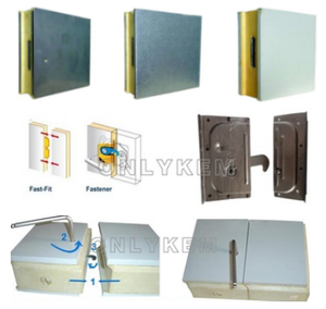 Insulated PU Sandwich Panel for  Fish/Meat Freezer Cold Room