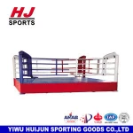 International Competition Boxing Ring Boxing Equipment,Durable Used Boxing Rings for Sale 6*6*1m HJ-G097