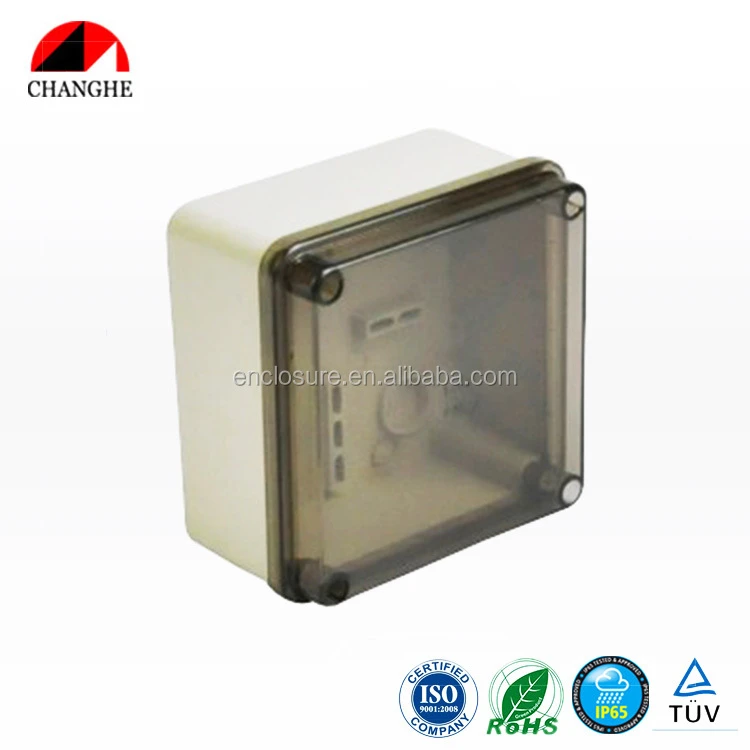 IP65 Outdoor waterproof plastic junction box plastic electronic enclosure 102x102x60mm
