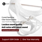 JCALLY Wired Mobile HIFI Earphone Headphone Replacement In-Ear Cable Wire  KZ ZSN ZST EDX In Earphone Cable
