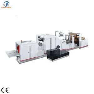 [JT-SBR180]Fully automatic roll feeding kraft paper bag making machine