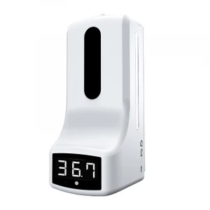 K9 hot-sell Automatic liquid soap dispenser temperature measurement Hand Sanitizer  with alarm function