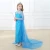 Import Kids Blue Sequin Movie Dress Up Style Straight Baby Girl Snow Queen Party Wear Dress Elsa Costume Cosplay from China