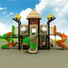 kids gym playground children outdoor plastic fort play set with rock climbing