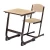 Import Kids Student School Individual Desk Chair Set For Government Project from China