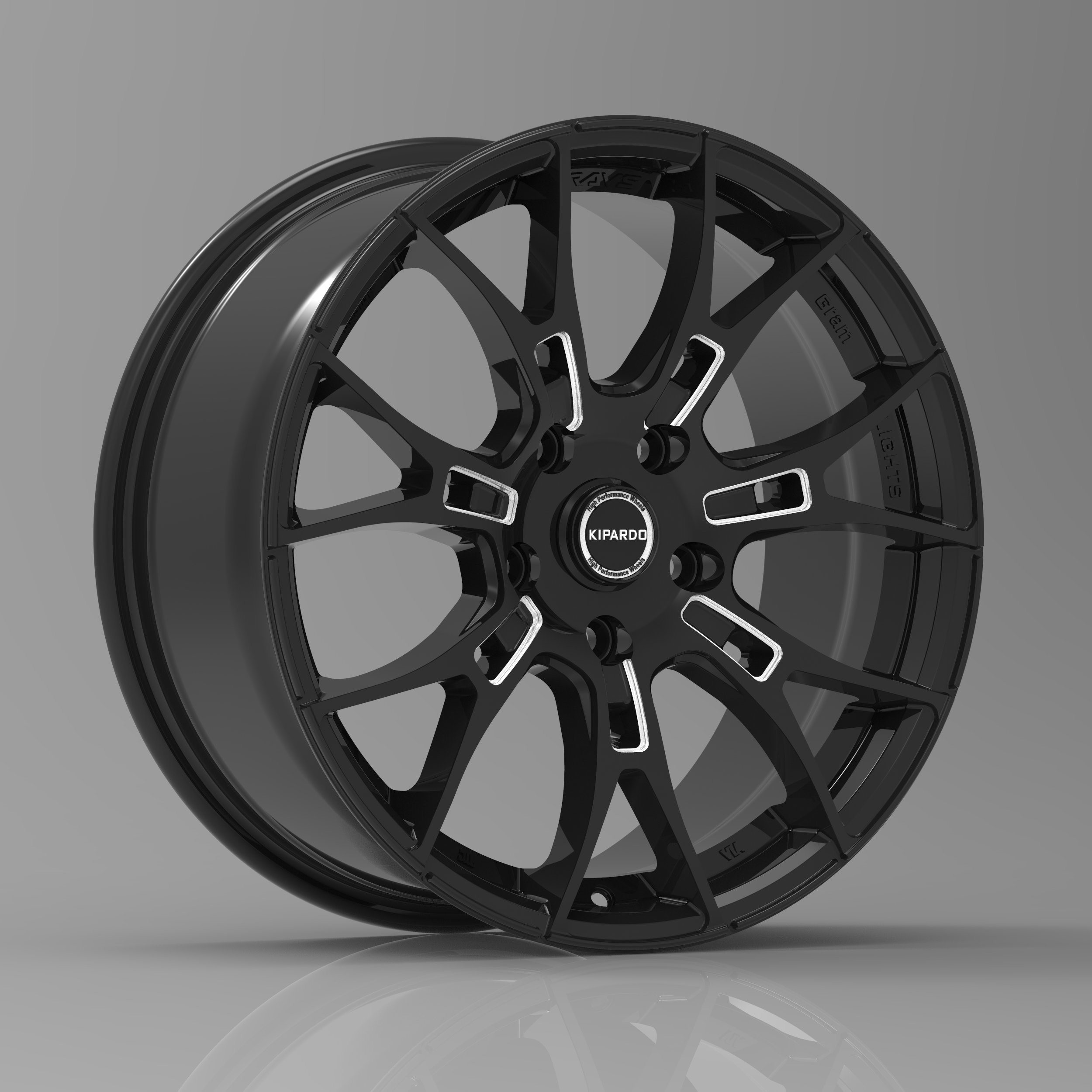 Buy Kipardo 15 17 Inch Sport Rim Alloy Wheel 4 5 Hole 4x100 5x100 5x112 ...