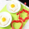 Kitchen Egg Tools 3pcs Food Grade Silicone Fried Egg Mould Ring