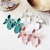 Import Korea New 2018 Design Big Acetic Acid Acrylic Irregular Flower Stud Earrings for Women Girl Summer Beach Jewelry from China