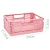 Korea Style Hot Selling Plastic Storage Box Folding Foldable Collapsible Crate for Fruits Vegetables
