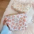 Import Korean Style Floral Cosmetic Bag Cotton Makeup Bag Travel Organizer Flower Pouch Bag from China