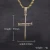 Import KRKC&amp;CO 14K Gold Ice Out Mens Nail Cross Pendant Hip Hop Jewelry for amazon/ebay/wish online store for Wholesale Agent in Stock from China