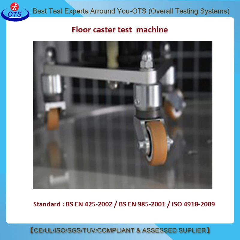 Laboratory Certificate EN 985 EN-425 Caster Resistant Flooring Testing Machine Floor Casters Resistance Test Equipment
