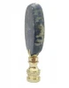 Lapis lazuli oval stone w/brass base lamp finials/fan lamp pull parts hardware use for portable lamps   H2.875 inches