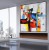 Import Large Abstract Contemporary Square Painting on Canvas from China