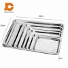 Large quality Stainless steel 2cm depth Stainless Steel buffet Tray meat tray serving tray