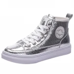 Latest arrival lace-up leather upper flat daily causal shoes custom women sport shoes footwear