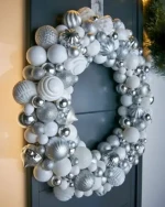 Latest Collection Of Christmas Ornaments and wreaths in metal and Crochets and beads hand crafted in attractive garlands.