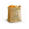 Food Waste Disposable Compost Compostable 100% Biodegradable Brown Craft Kraft Waxed Paper Garbage Bags without handles, Brown Craft Kraft Paper Bags 50 lbs.