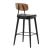 Import Leather Cover Industrial Upholstered Bar Step High Bar Stool Chair Counter Chair from China