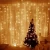 Import LED 3*3 m 300 wedding string lights decoration window curtain led light string romantic fairy string light from China
