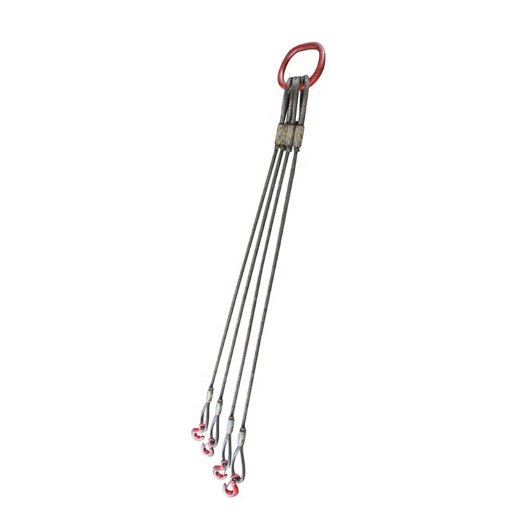Lifting Sling Four Legs Pressed Steel Wire Rope Sling