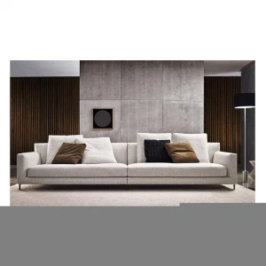 light and luxury Design solid wood frame fabrics Sectional Sofa For Home Living Room Furniture