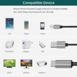 light-ning Digital AV Adapter 1080p HDTV Connector Cable hdmi adapter video cable for  Projector/Monitor