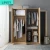 Import Linsy Home Modern Simple Bedroom Room Home Standing Cabinet Four Door Wooden Wardrobe from China