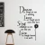 Import Live Every Moment Quote vinyl Wall Decal Wall Lettering Art Words Wall Sticker Home Decor Wedding Decoration from China