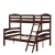 Import Living Brady Twin over Full Solid Wood Kid&#39;s Bunk Bed with Ladder, Espresso - Color: Espresso - Size: Full from China