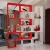 Import Living Room Cabinet Hallway Grid Partition Bookcase Wooden Children Bookshelf from China