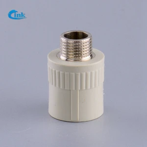 LK-3-017 ( 1/2*20 mm )  low price factory supply high quality ppr brass pipe fittings PP-R brass male threads socket fitting