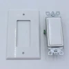 LMS 2-Way GFCI Decorator Wall Light Switch 15A 120/277V Single-Pole Rocker Interrupter On/Off  receptacle switch socket