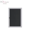 Lockable Notice board with glass door Aluminum frame for office
