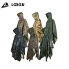 Loogu Cheap Hunting Military Clear Pvc Long Multifunction Camo Army Outdoor Camping Rain Raincoat