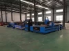 Low cost CNC fiber laser cutting machine Golden Cnc Fiber Laser Metal Pipe / Tube Cutting Machine For Fire Control Industry