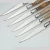 Import Low MOQ  cuterly set and Short Delivery time  stainless steel head  and wood handle steak knife from China