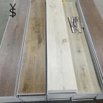 Low price 0.1mm-0.7mm wood floor smell less wear layer anti-slip laminate flooring