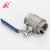 Low price female sanitary thread end ball valve parts stainless steel 2pc 1.5 inch ball valve with lock