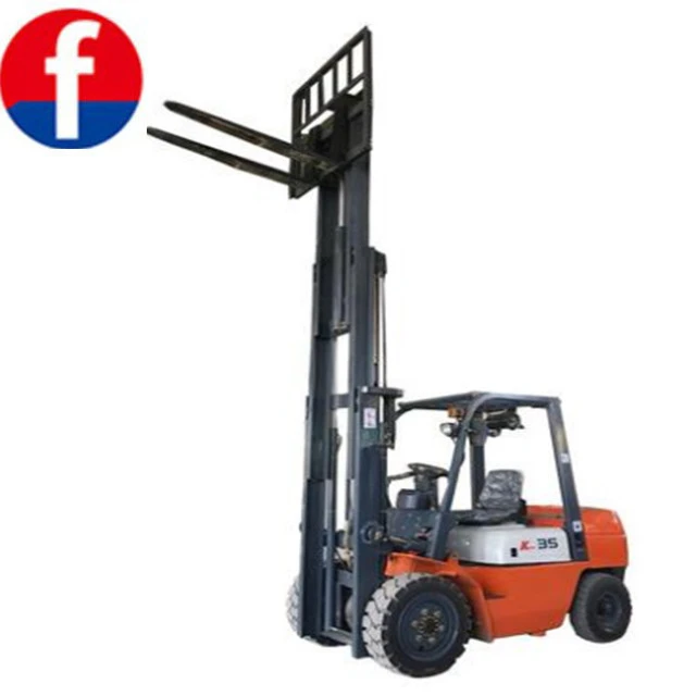 Lower price 5 ton Small standard diesel forklift can lift 4m forklift for unloading