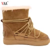 lowest price Free Samples Waterproof women fashion suede shoes Boots