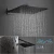 Import luxurious washroom black shower system Stainless Steel bathroom shower faucet set shower head set black from China