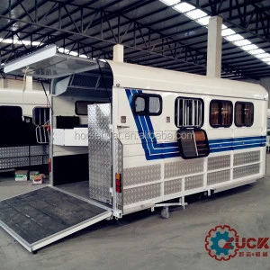 Luxury horse float trailer, for 3 horse , with living area