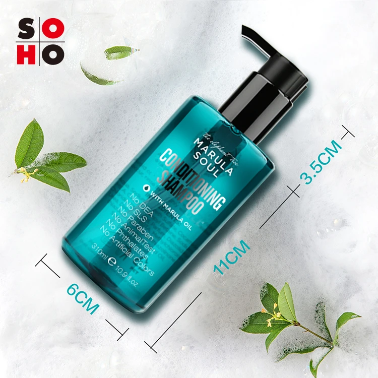 Luxury Private Label Plant Oil Cleansing And Moisturizing Hair Shampoo
